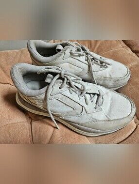 Teva White/Gray Lace-Up Sneakers